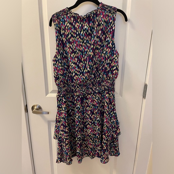 Sam Edelman Navy Multi Print Dress (Size 12 NWT) - Picture 2 of 3